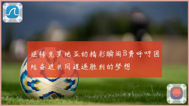 逆转克罗地亚的精彩瞬间B费呼吁团结奋进共同追逐胜利的梦想